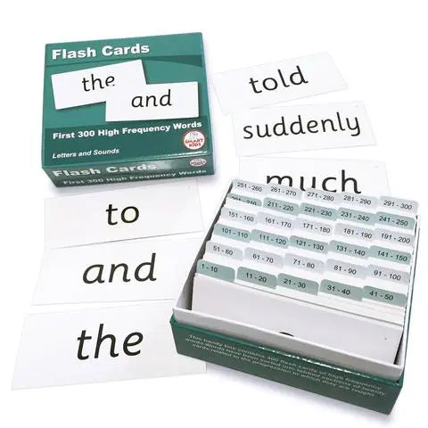 First 300 High Frequency Words Flash Cards | The Dyslexia Shop