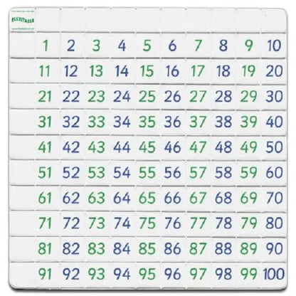 Flexitable 100 Number Square | The Dyslexia Shop