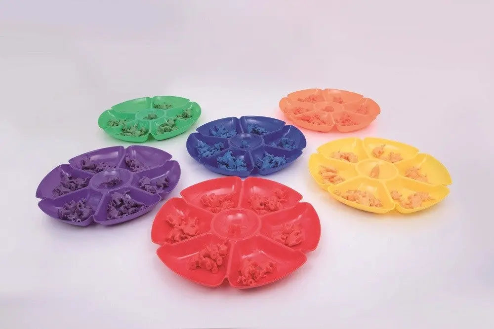 Flower Sorting Trays - Pk6 | The Dyslexia Shop