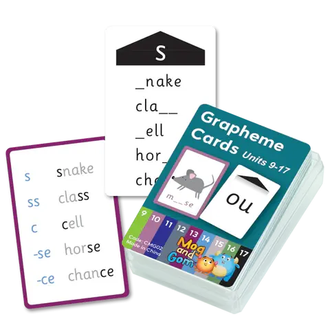 Grapheme Cards Unit 9-17 | The Dyslexia Shop