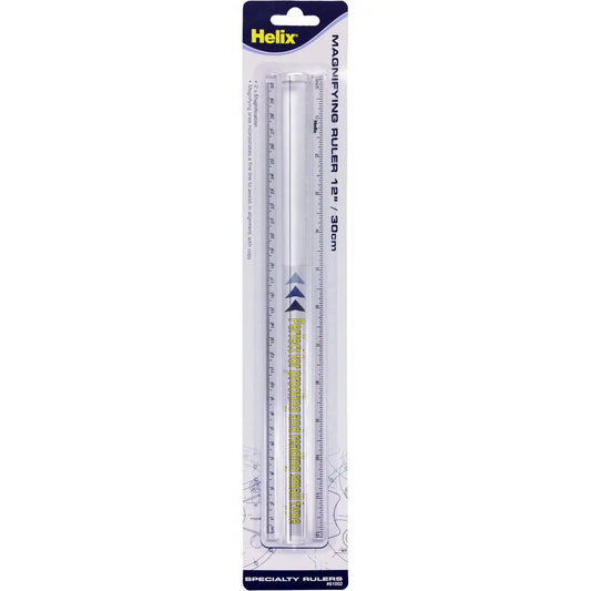 Helix Editor Ruler Rulers, Scissors and Other Stationary - The Dyslexia Shop