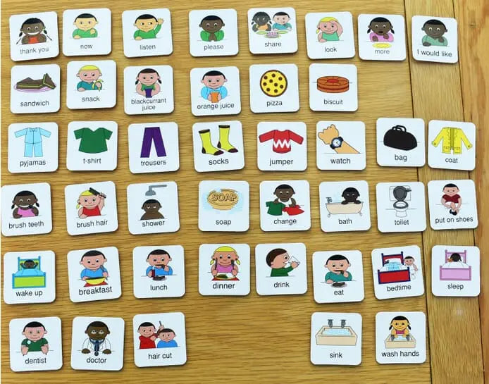 Home Symbols for Visual Timetable - Set of 43 | The Dyslexia Shop