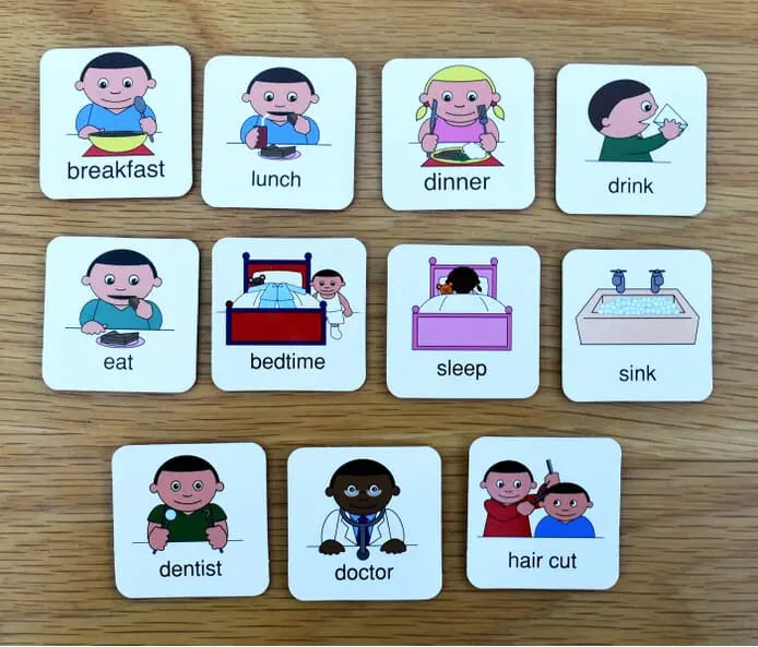Home Symbols for Visual Timetable - Set of 43 | The Dyslexia Shop