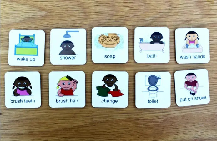 Home Symbols for Visual Timetable - Set of 43 | The Dyslexia Shop