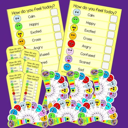 How Do You Feel Today? Emotions Resources Classroom Set | The Dyslexia Shop