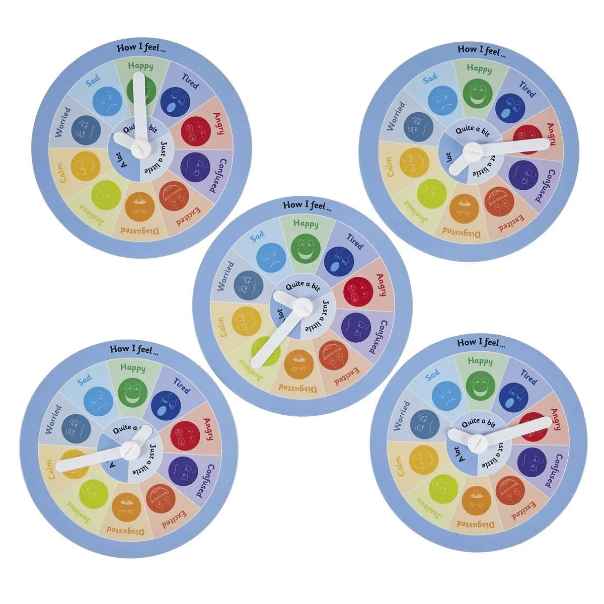 How I Feel Wheels (Pack of 5) | The Dyslexia Shop