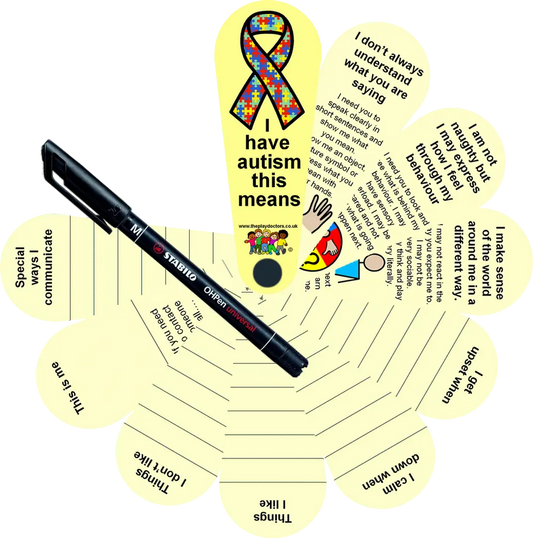 I Have Autism Fan | The Dyslexia Shop