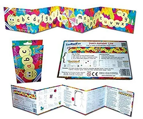 Insect Alphabet Line - Concertina Board Game | The Dyslexia Shop