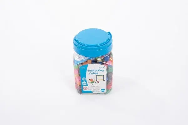 Interlocking Cubes Jar - Pack Of 400 - Commotion | The Dyslexia Shop
