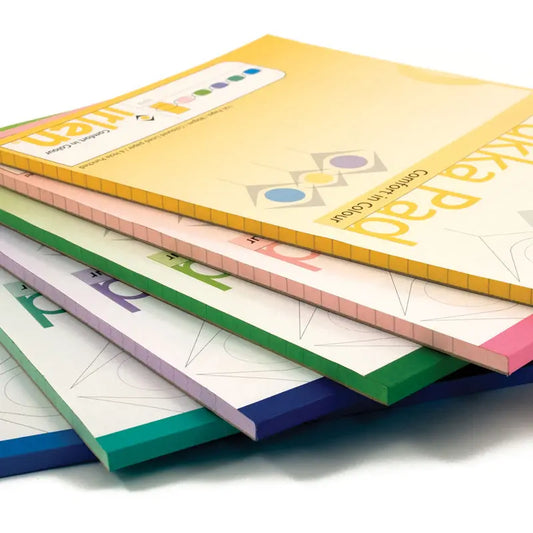 Irlen Coloured A4 Pad - Pack of 5 One of Each Colour | The Dyslexia Shop