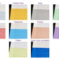 Irlen Institute Coloured Overlays 9” x 12″ | The Dyslexia Shop