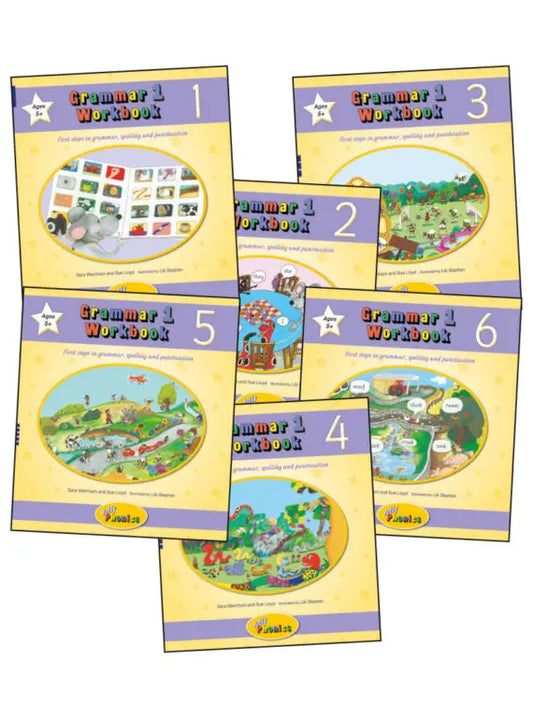Jolly Phonics - Grammar 1 Workbooks 1-6 | The Dyslexia Shop