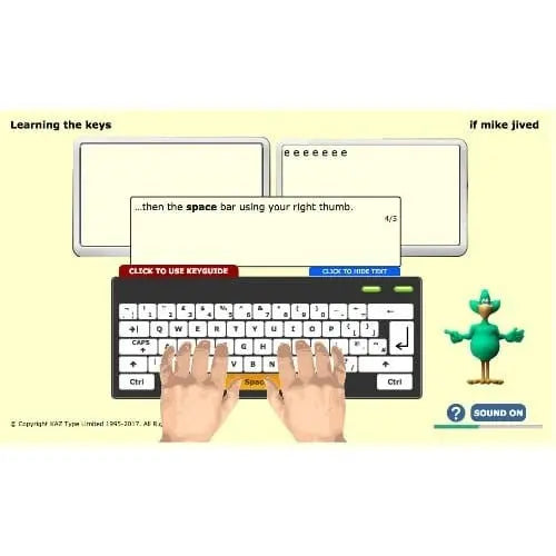 Kaz SEN/Dyslexia Typing Tutor – Online e-Learning – 12 Month | The Dyslexia Shop