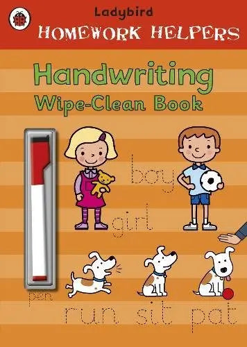 Ladybird Homework Helpers: Handwriting Wipe-Clean Book | The Dyslexia Shop