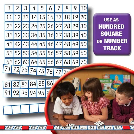 Large 1-100 Number Track | The Dyslexia Shop