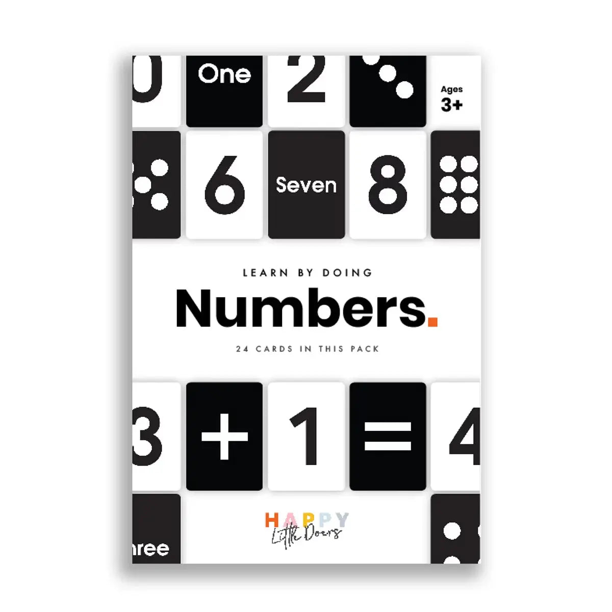 Learn Numbers Flashcards - Pack Of 24 - Happy Little Doers | The Dyslexia Shop