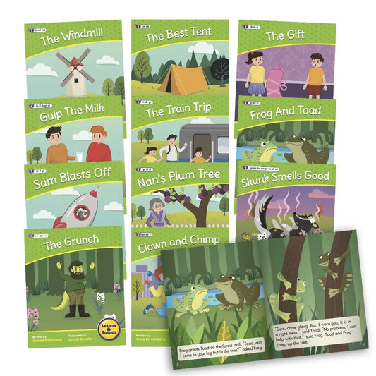 Letters & Sounds Phase 4 Set 2 Fiction | The Dyslexia Shop