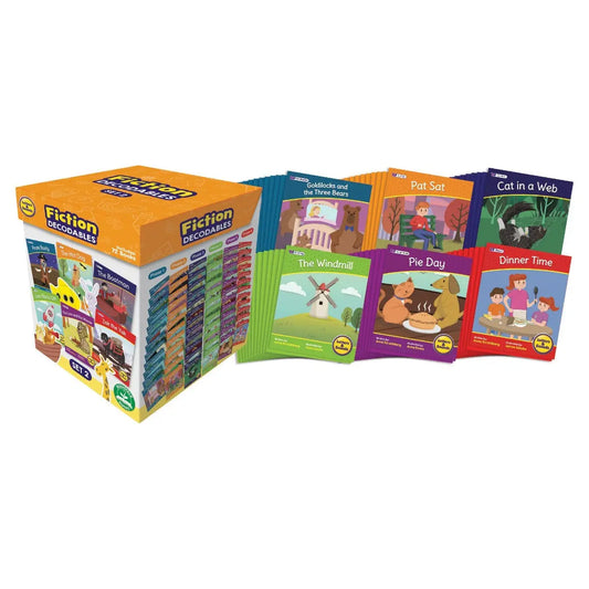 Letters & Sounds Set 2 Fiction Boxed Set | The Dyslexia Shop
