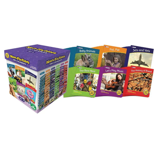 Letters & Sounds Set 2 Non-Fiction Boxed Set | The Dyslexia Shop