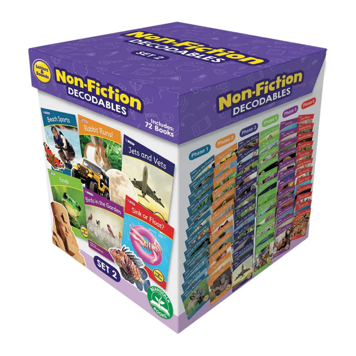 Letters & Sounds Set 2 Non-Fiction Boxed Set | The Dyslexia Shop