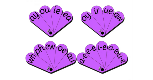 Letters and Sounds Fans (Phase 5 Synthetic Phonics) | The Dyslexia Shop