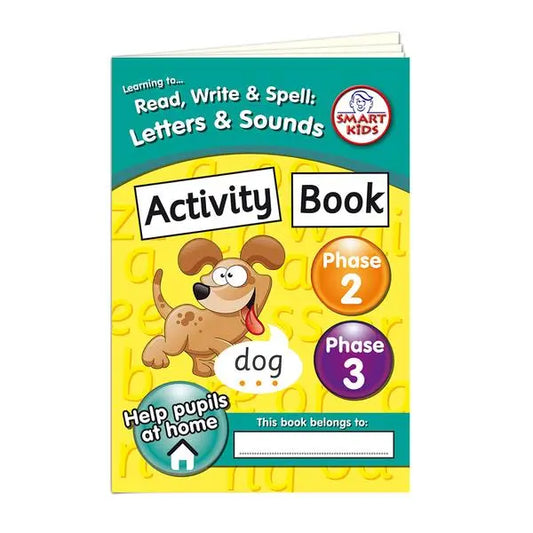 Letters and Sounds Phase 2 & 3 Decodable Text Activity Book | The Dyslexia Shop
