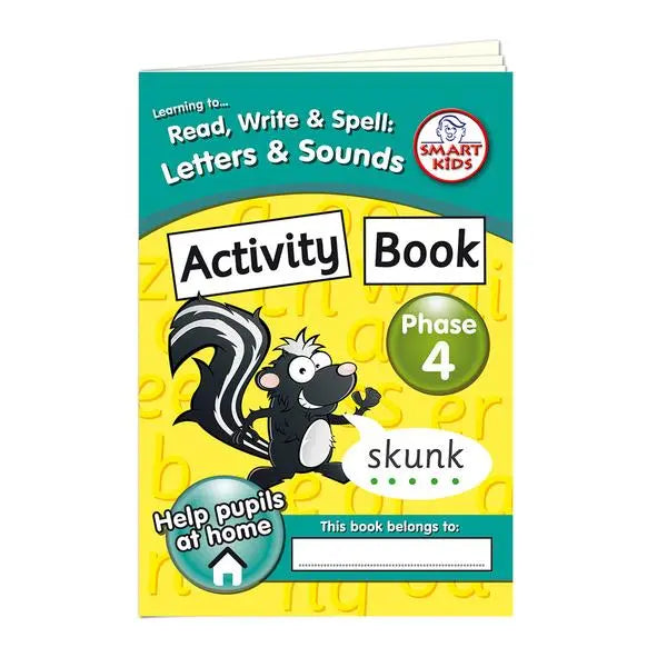 Letters and Sounds Phase 4 Activity Book | The Dyslexia Shop