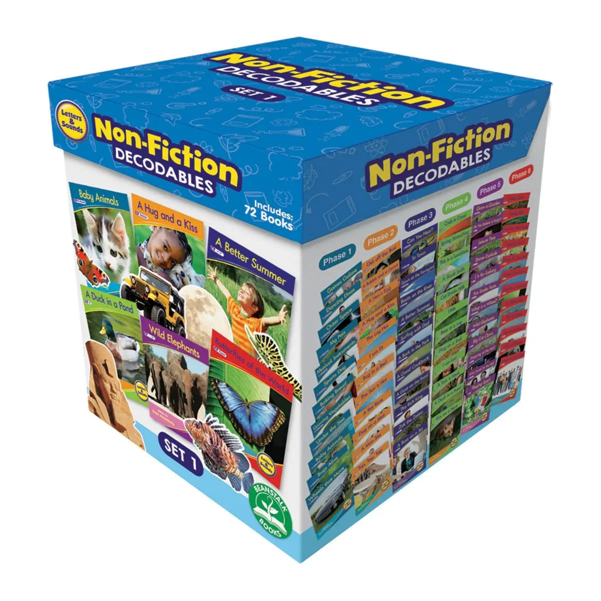 Letters and Sounds Set 1 Non-Fiction Boxed Set | The Dyslexia Shop