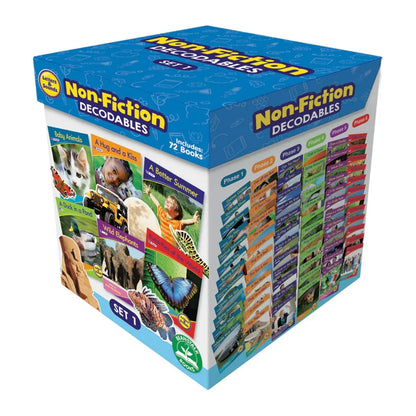 Letters and Sounds Set 1 Non-Fiction Boxed Set | The Dyslexia Shop