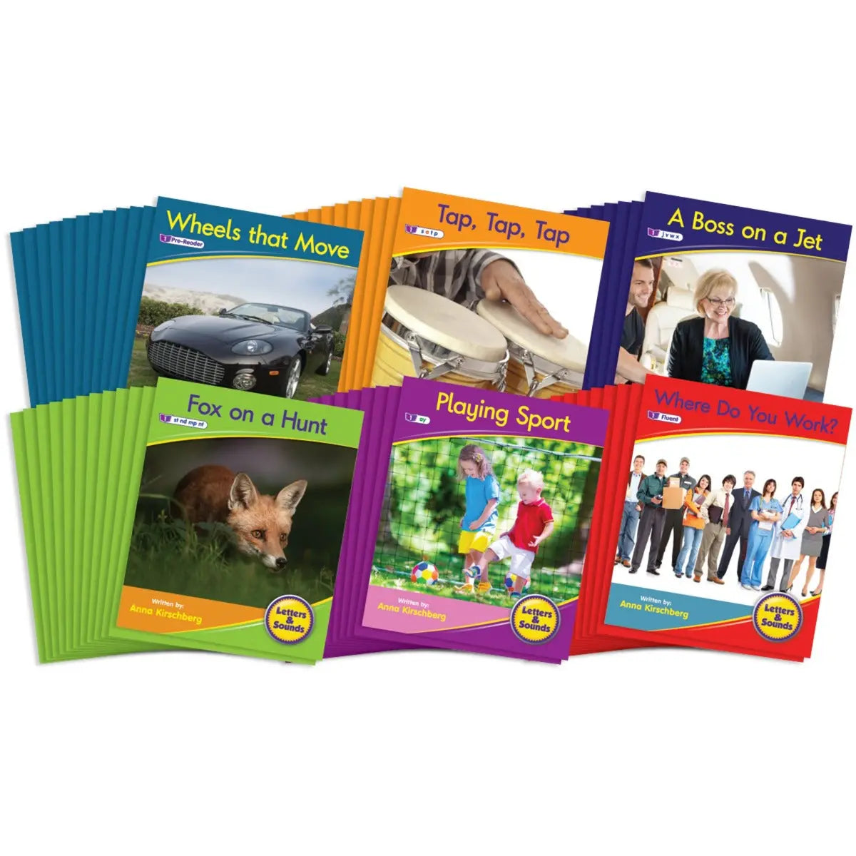 Letters and Sounds Set 1 Non-Fiction Boxed Set | The Dyslexia Shop
