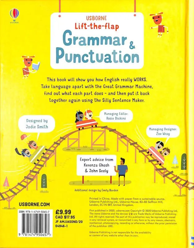 Lift-the-Flap Grammar and Punctuation | The Dyslexia Shop