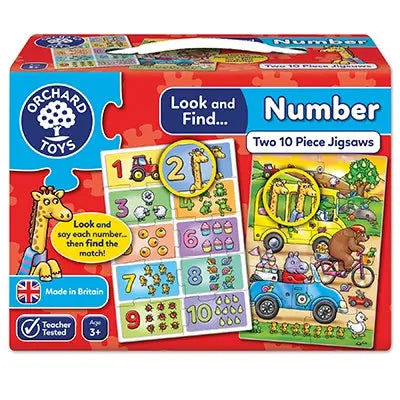 Look and Find - Number Jigsaw | The Dyslexia Shop