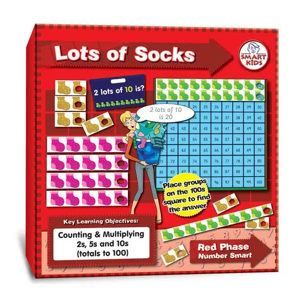 Lots of Socks (to 100) | The Dyslexia Shop