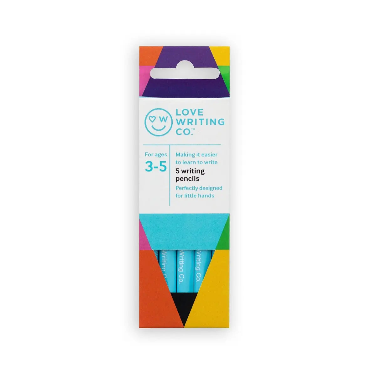 Love Writing Co. Ages 3-5 - Writing and Colouring Pencil Bundle | The Dyslexia Shop
