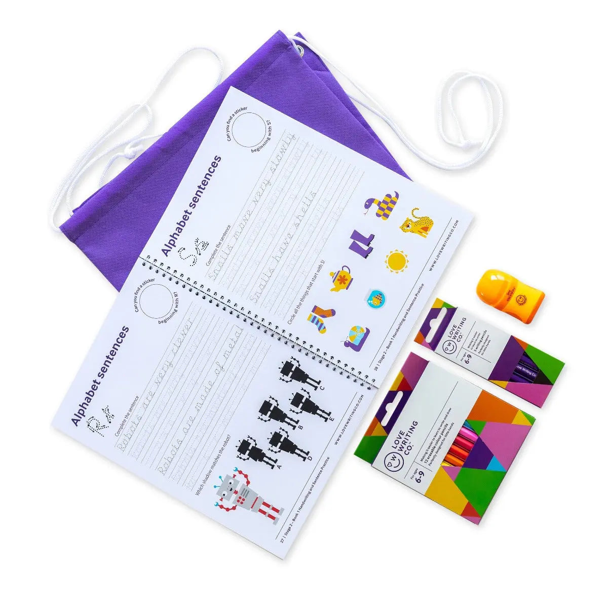 Love Writing Co. Ages 6-9 - Love Writing Co. Better Writing Pack | The Dyslexia Shop