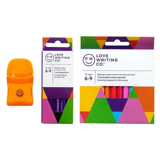 Love Writing Co. Ages 6-9 - Love Writing Co. Writing and Colouring Pencil Bundle | The Dyslexia Shop
