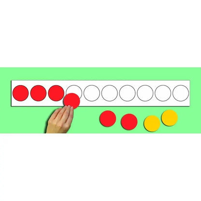 Magnetic Counter Strip & 10 Counters | The Dyslexia Shop