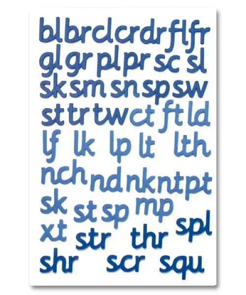 Magnetic Letters Cursive Pack 2 (Adjacent Consonants) | The Dyslexia Shop