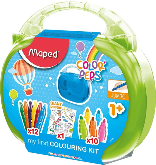 Maped Color'Peps My First Jumbo Colouring Activity Case (Age 1+) | The Dyslexia Shop