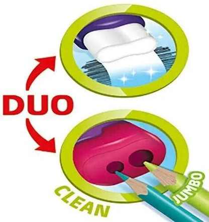 Maped Connect Coloured Duo Eraser & Pencil Sharpener + Free Refill | The Dyslexia Shop