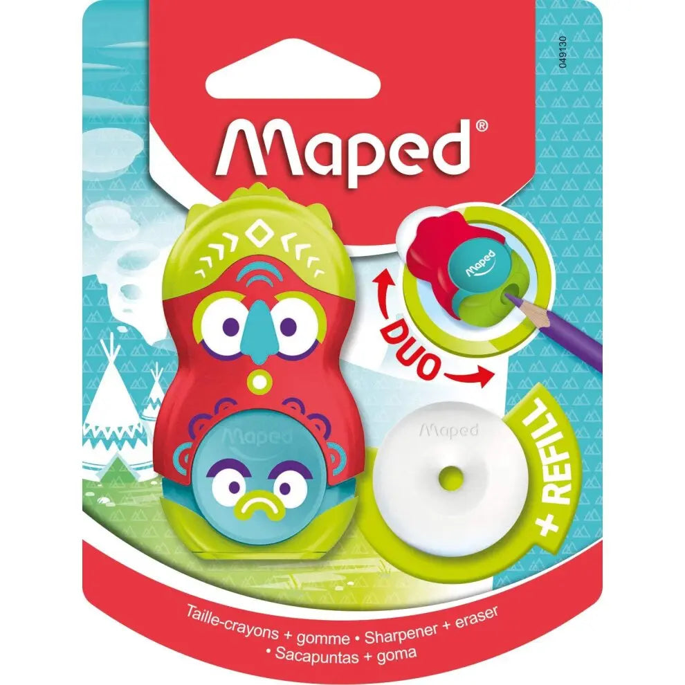 Maped Loopy Duo Sharpener & Eraser | The Dyslexia Shop