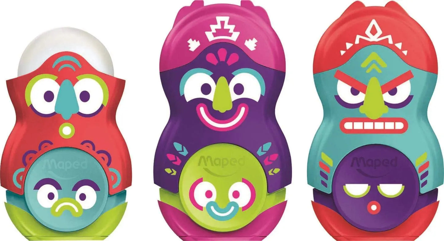 Maped Loopy Duo Sharpener & Eraser | The Dyslexia Shop