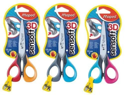 Maped Sensoft 3D Scissors Left Handed 13cm | The Dyslexia Shop