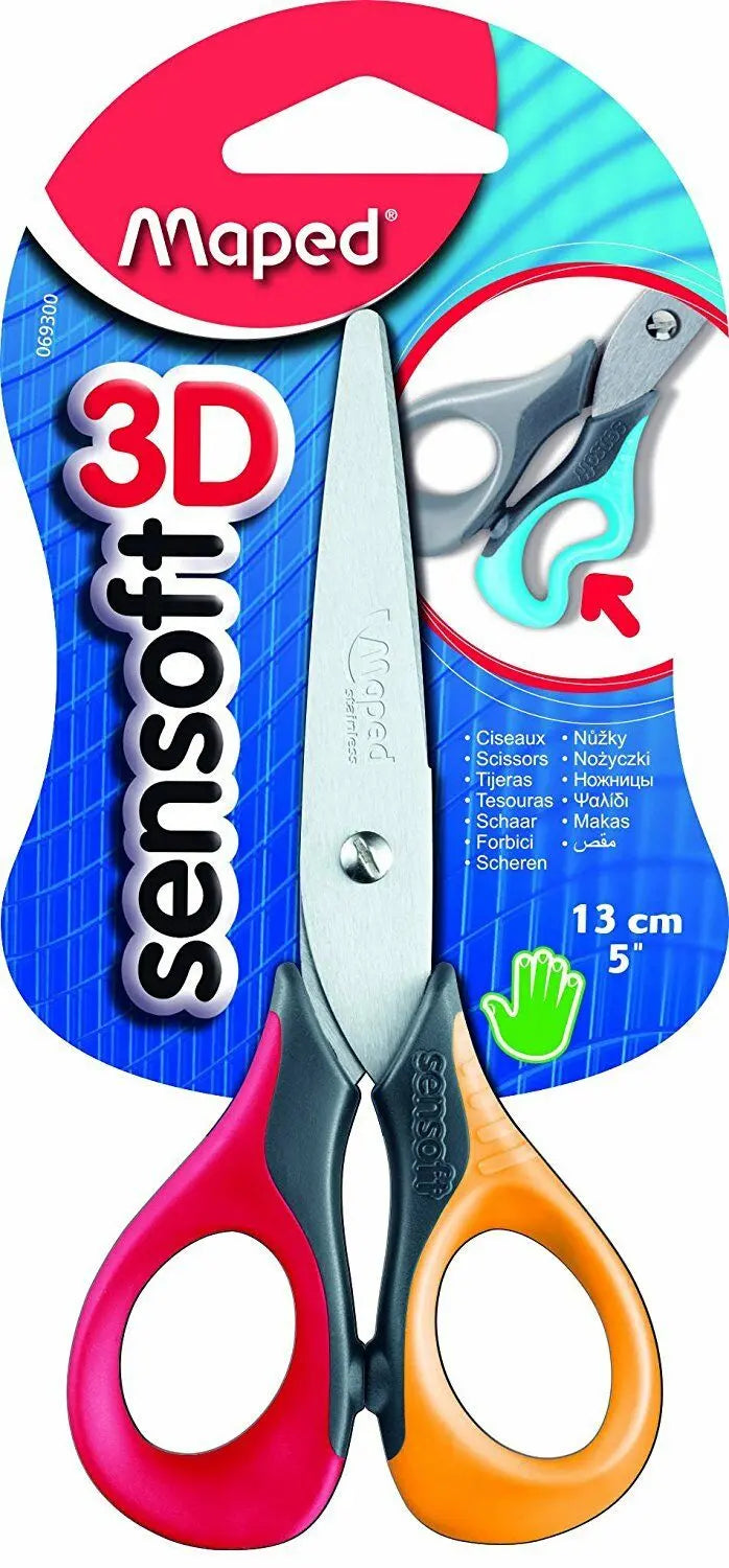 Maped Sensoft 3D Scissors Right Handed 13cm | The Dyslexia Shop