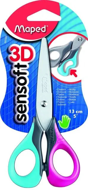 Maped Sensoft 3D Scissors Right Handed 13cm | The Dyslexia Shop