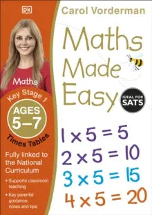Maths Made Easy Times Tables Ages 5-7 Key Stage 1 | The Dyslexia Shop