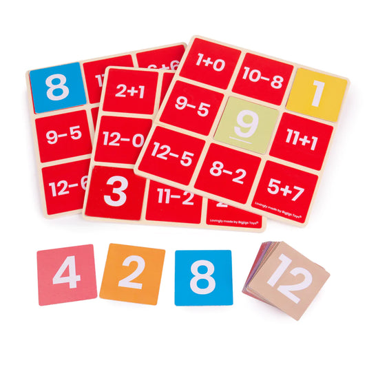 BigJigs Maths Bingo - Add & Subtract