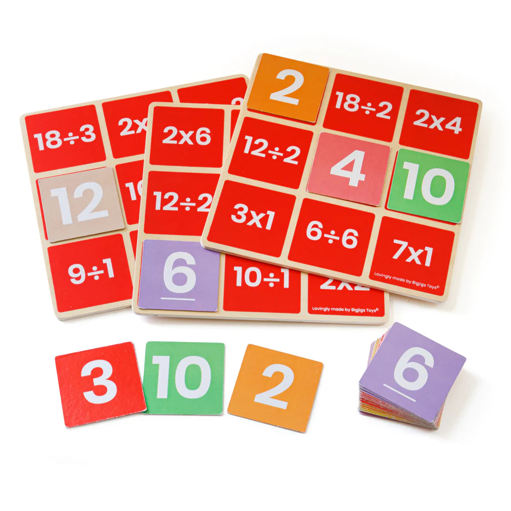 BigJigs Maths Bingo - Multiply & Divide