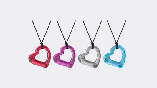 Miller Heart Pendant Sensory Chew | The Dyslexia Shop