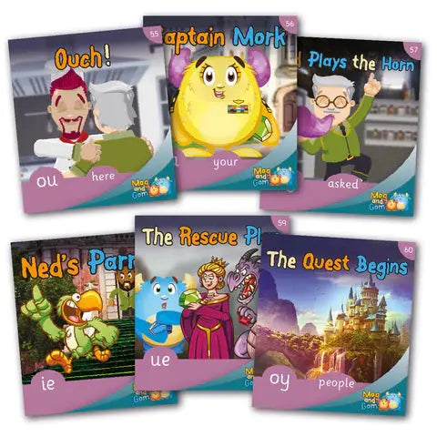 Mog and Gom Books Unit 10 | The Dyslexia Shop
